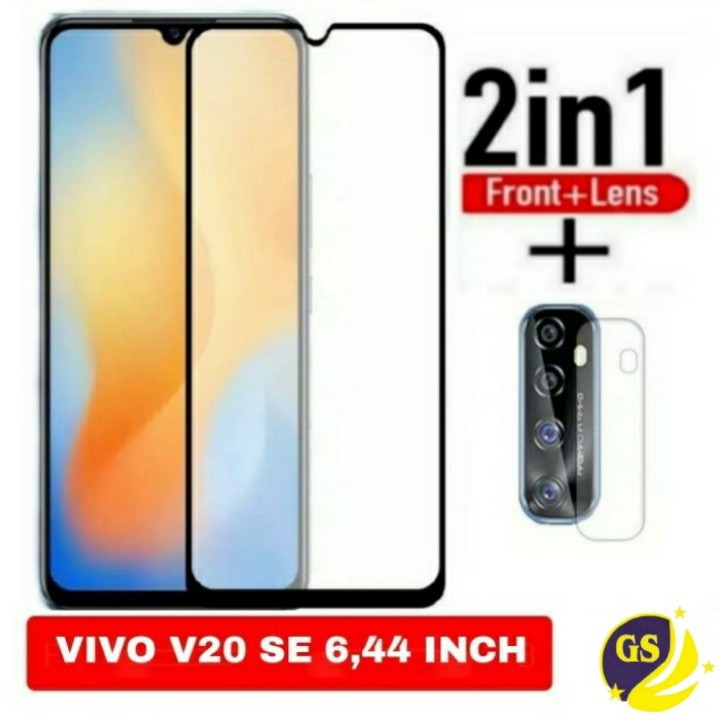 VIVO V20 V20 SE Y12S Y20i Y20S Y20 Y30i Y30 Y50 Y51 Tempered Glass Camera TG Anti Gores Full Cover