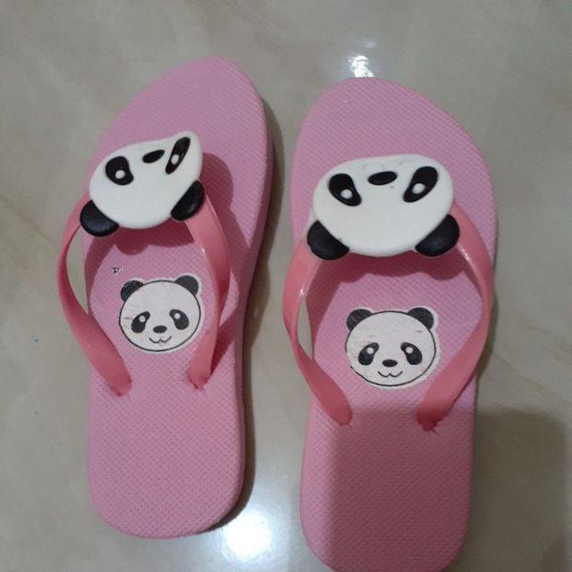 Sandal Jepit Anak laki laki dan perempuan Motif Panda