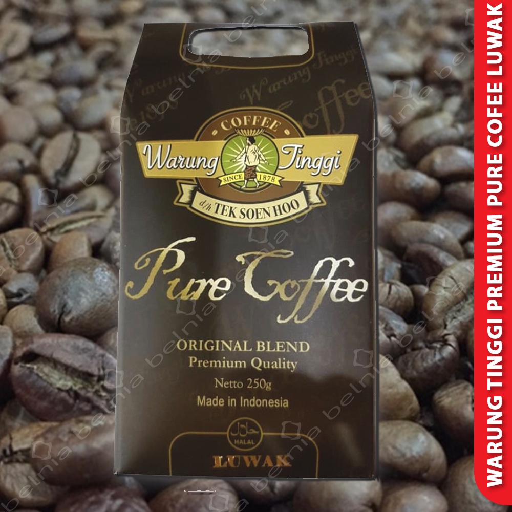 

Biji Bubuk Kopi Luwak Murni Warung Tinggi Premium Pure Coffee 250 grams
