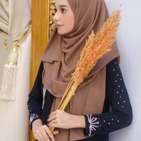 Best Arrival HIJAB PASHMINA NINA SILK PREMIUM / HIJAB PASMINA / HIJAB MUSLIMAH / HIJAB WANITA/HIJAB POLOS