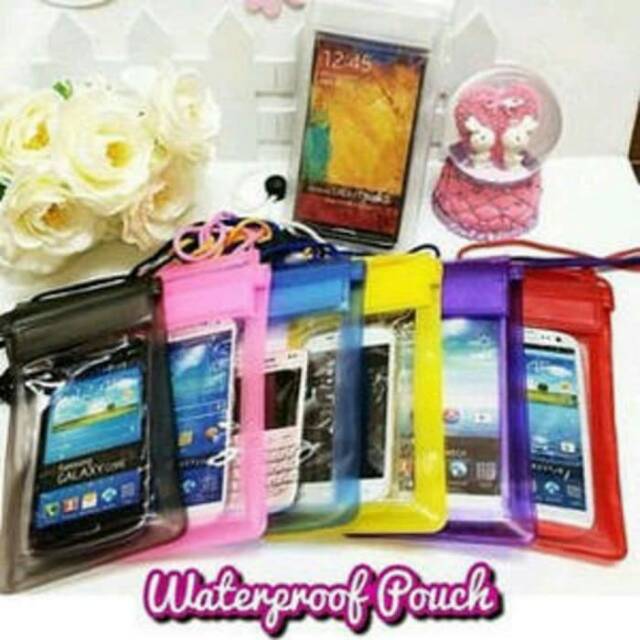 TAS HP SMARTPHONE WATERPROOF ANTI AIR - WATERPROOF POUCH PVC MOBILE PHONE BAG