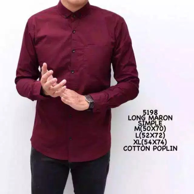 Kemeja pria lengan panjang Gatlemen Boy top Man casual formal