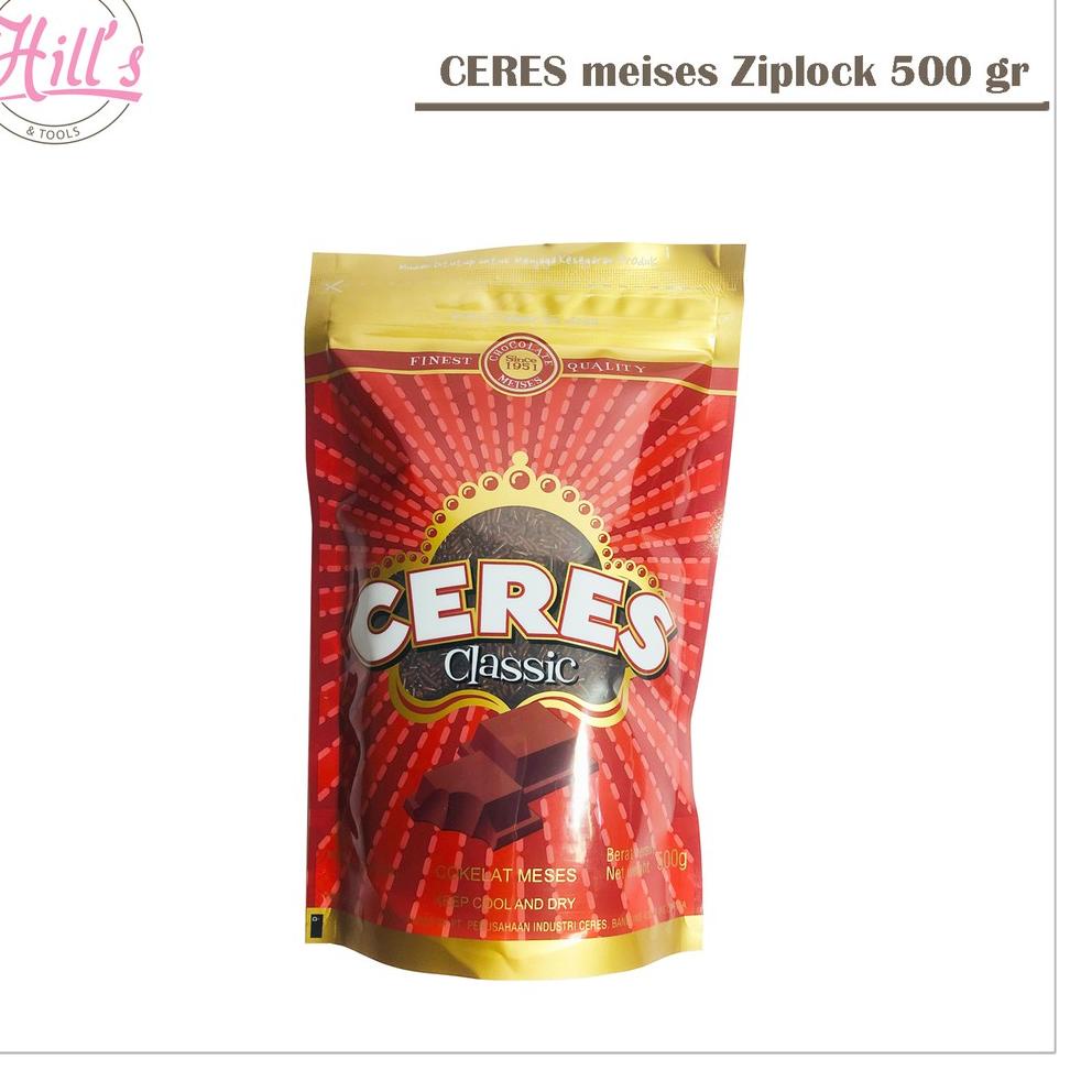 

[KODE J246] Meises CERES 500 gr Ziplock / Meses / Coklat Butir