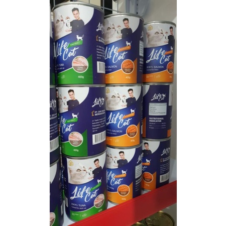 Life cat kaleng 400g cat food wet food