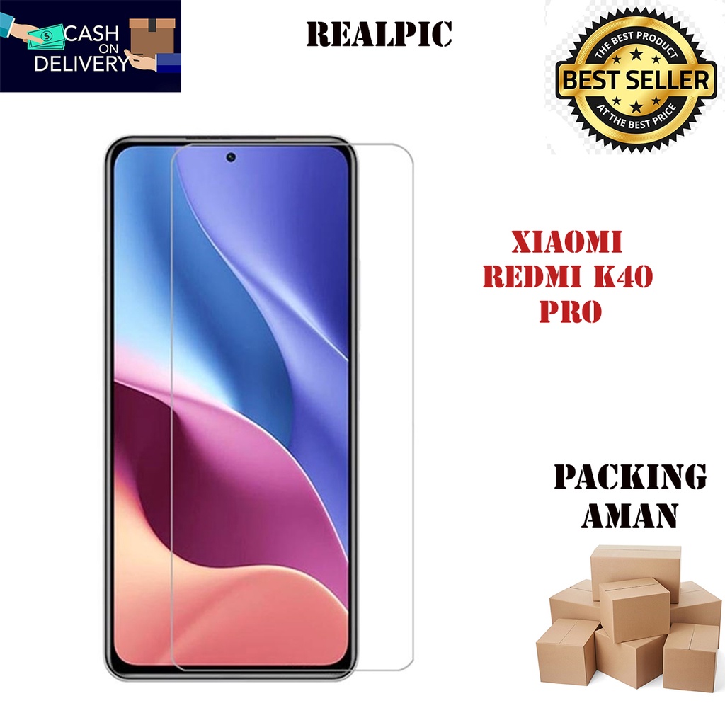 Tempered Glass Xiaomi Redmi K40 Pro Screen Protector Anti Gores