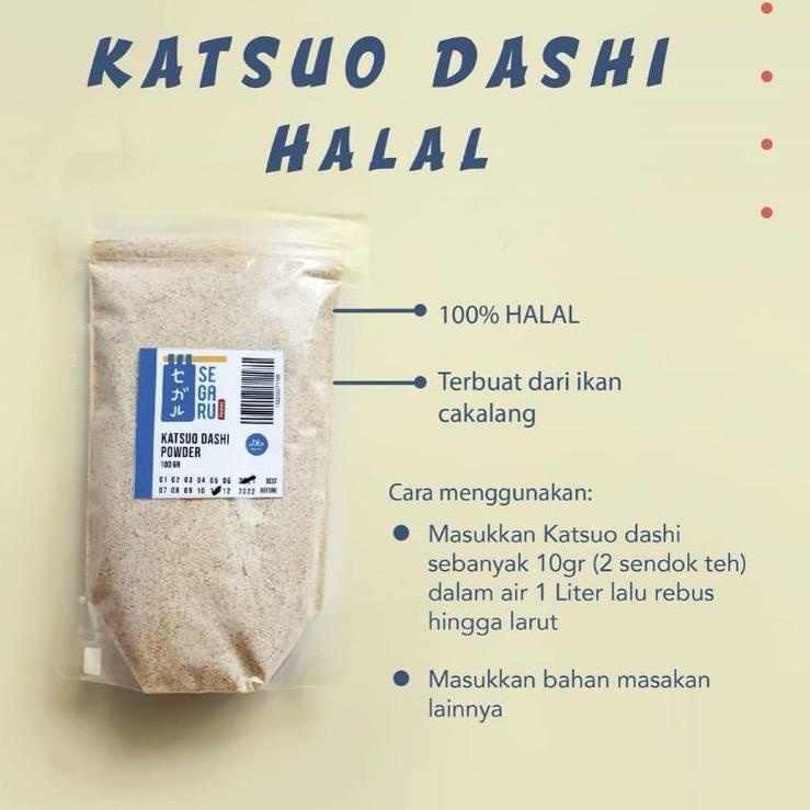 

✨COD✨ Katsuo Dashi Halal - Kaldu Ikan Ramen Udon 100 Gram