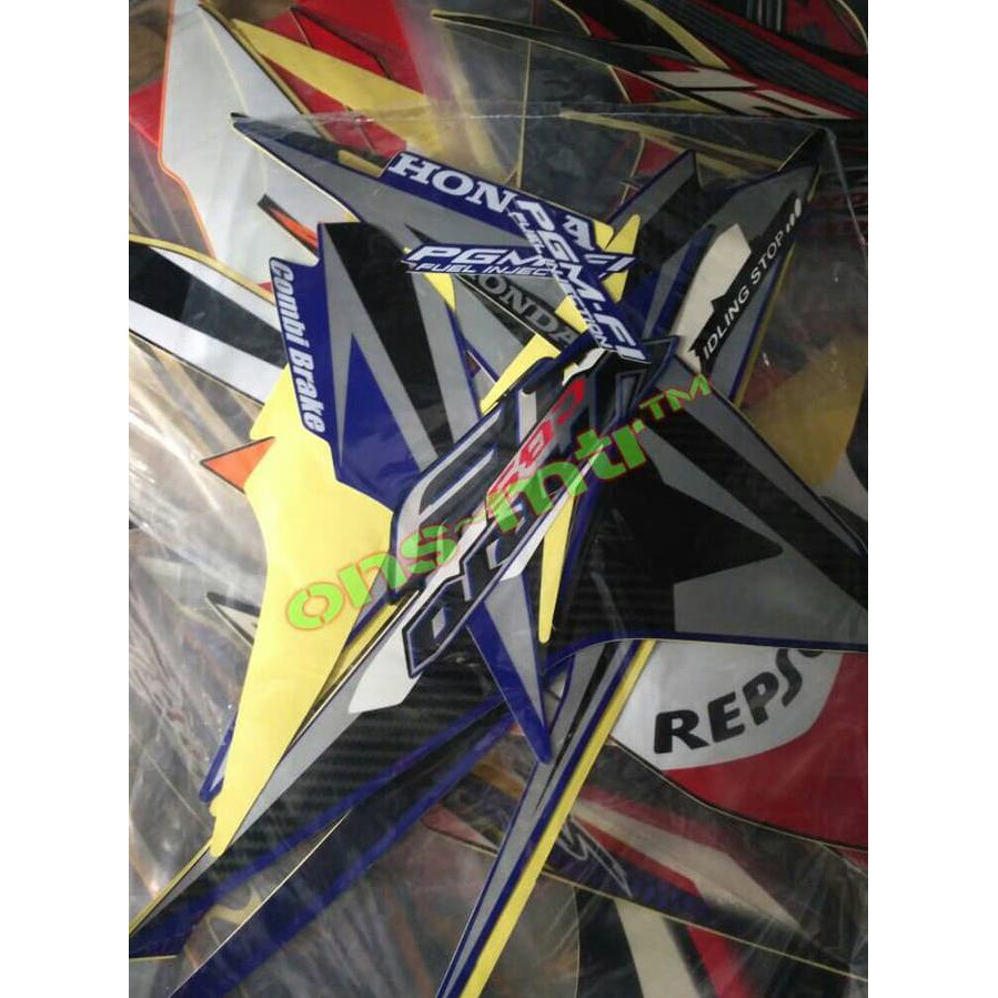 BEST STRIPING / STICKER LIS BODY MOTOR VARIO 125 F1 CBS TAHUN 2013 , Q1 ....