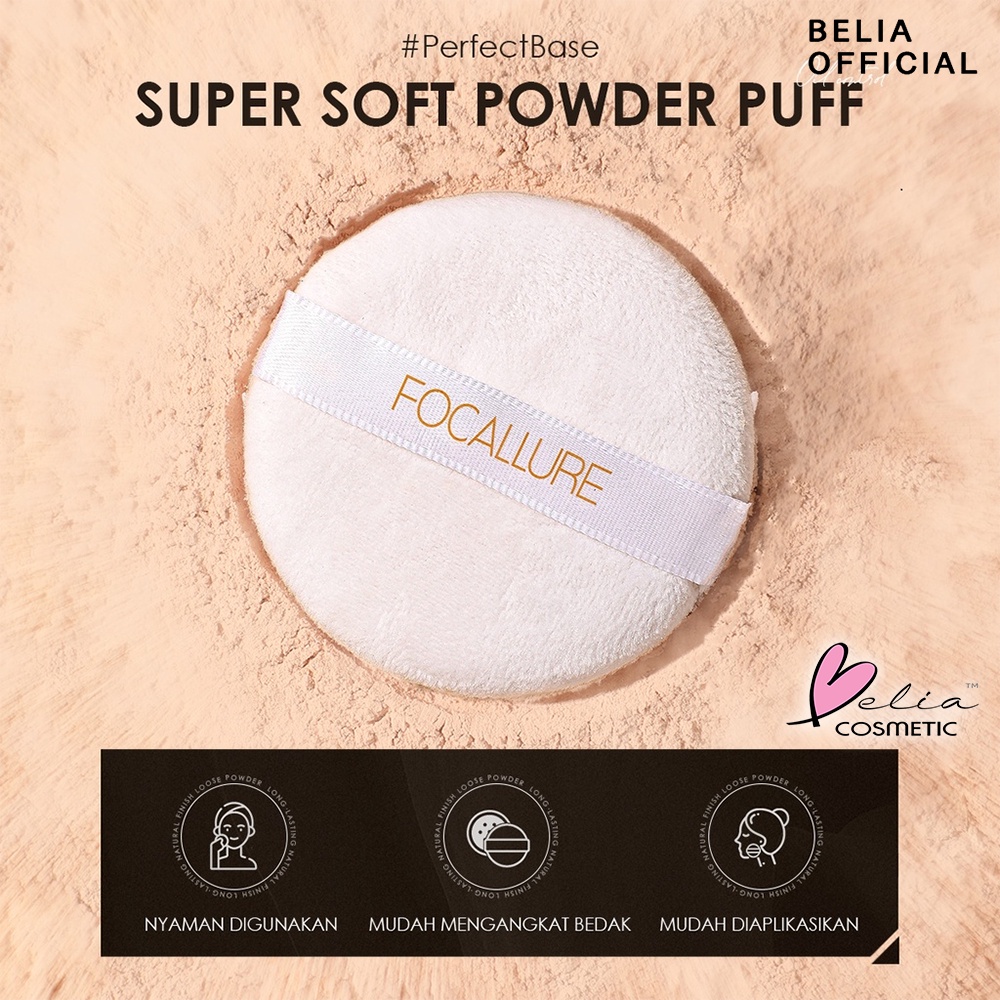 ❤ BELIA ❤ FOCALLURE Oil Control Poreless Matte Loose Powder FA201 | Tahan Lama Setting Powder-Base makeup | Bedak Tabur | BPOM