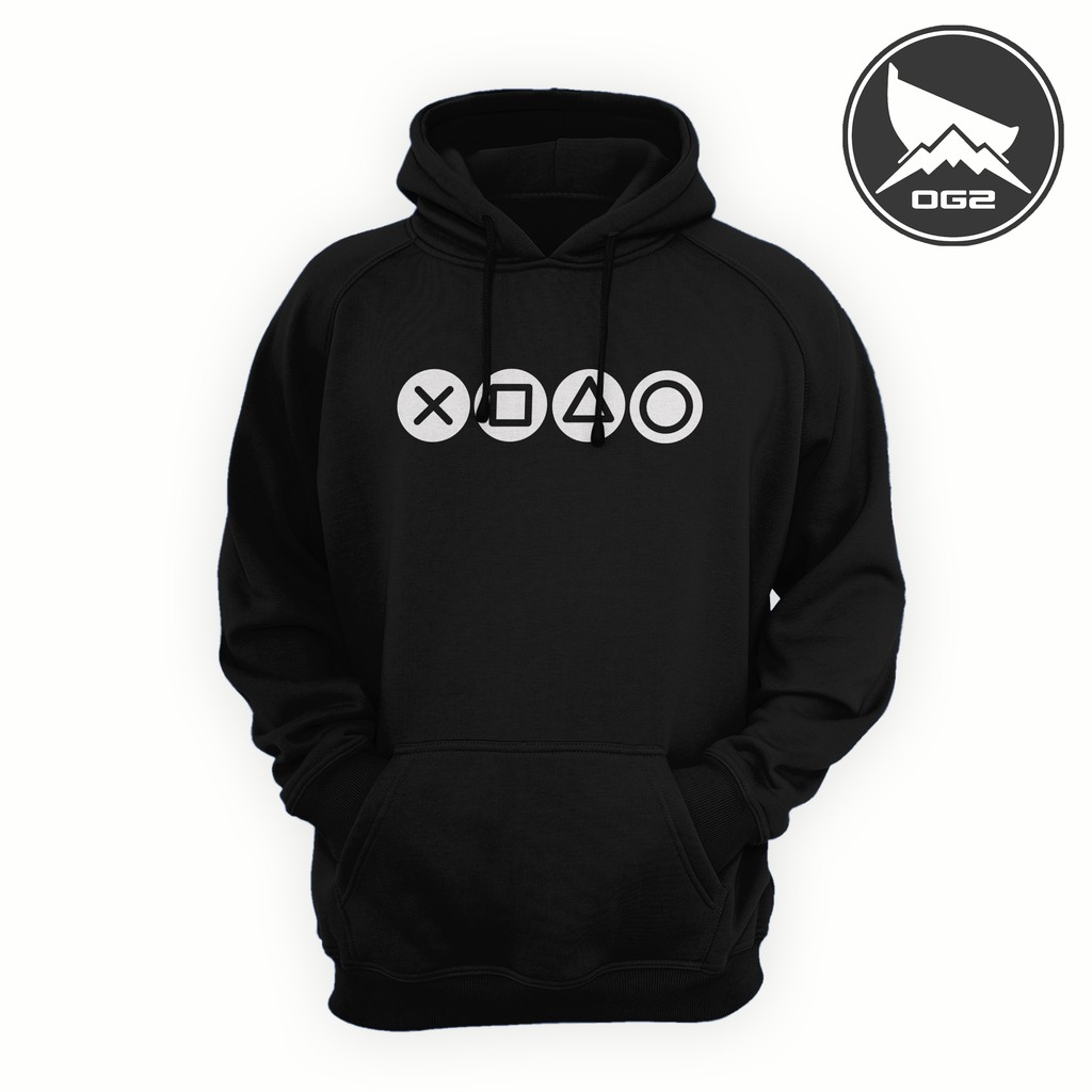Hoodie game PlayStation logo G025 jaket pria wanita OG2 3B G