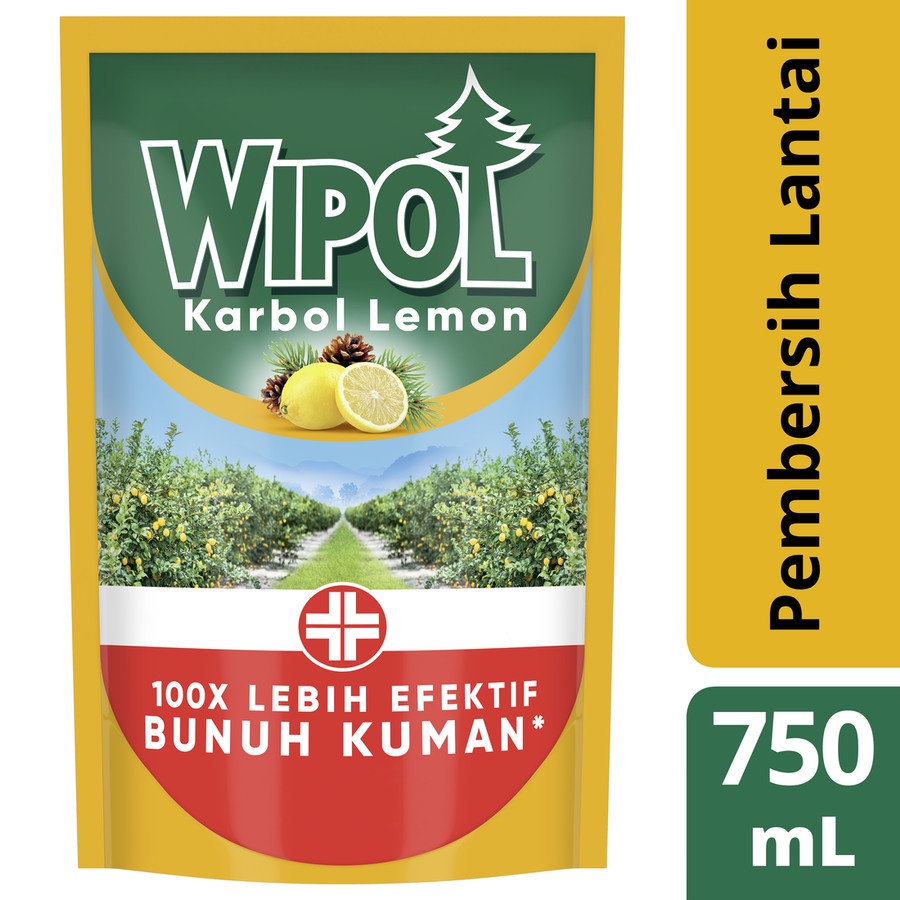 KARBOL WIPOL LEMON 750ML CAIRAN PEMBERSIH LANTAI DISINFEKTAN PEMBASMI KUMAN