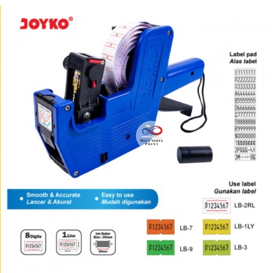 

Joyko mx-5500 Price Labeller 8 digit