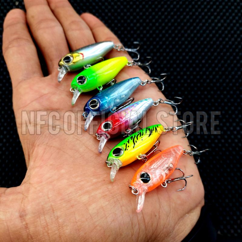 Mini lure minnow Slow Sinking 4,5 cm 3,5 gram MICRO Best killer action