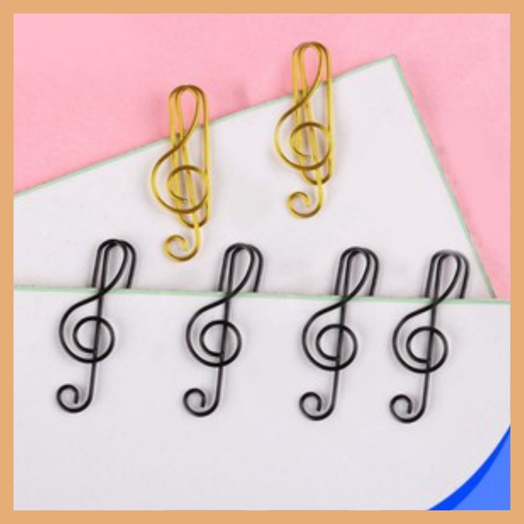 

Paper Clip Lucu Penjepit Kertas Bookmark Bentuk Not Musik