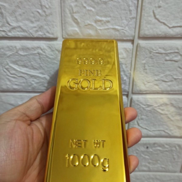 mainan emas batangan 1000g palsu Murah