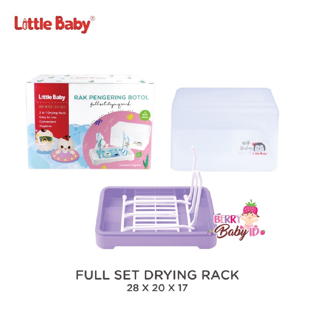 Little Baby Rak Pengering Botol Bayi Full Set Drying Rack #FDR1218 Berry Mart