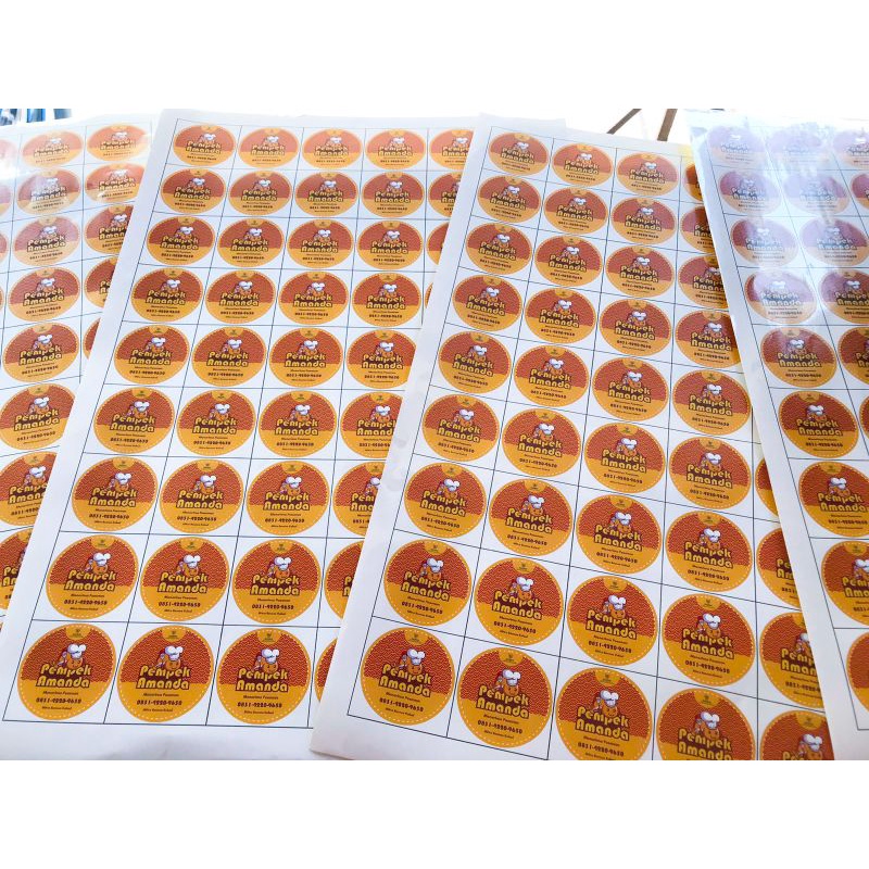 COD/BAYAR DITEMPAT CETAK STICKER UKURAN A4 &amp; A3