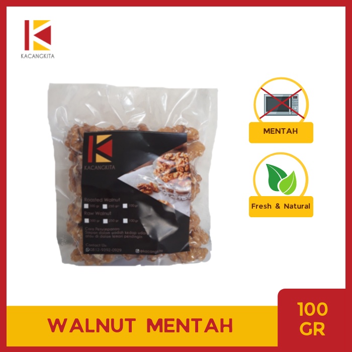 

Raw Walnut Kacang Walnut Mentah 100gr