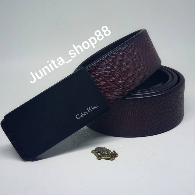 GESPER SABUK PRIA KULIT ASLI IMPORT MODEL TUSUK ATAU CANTOL