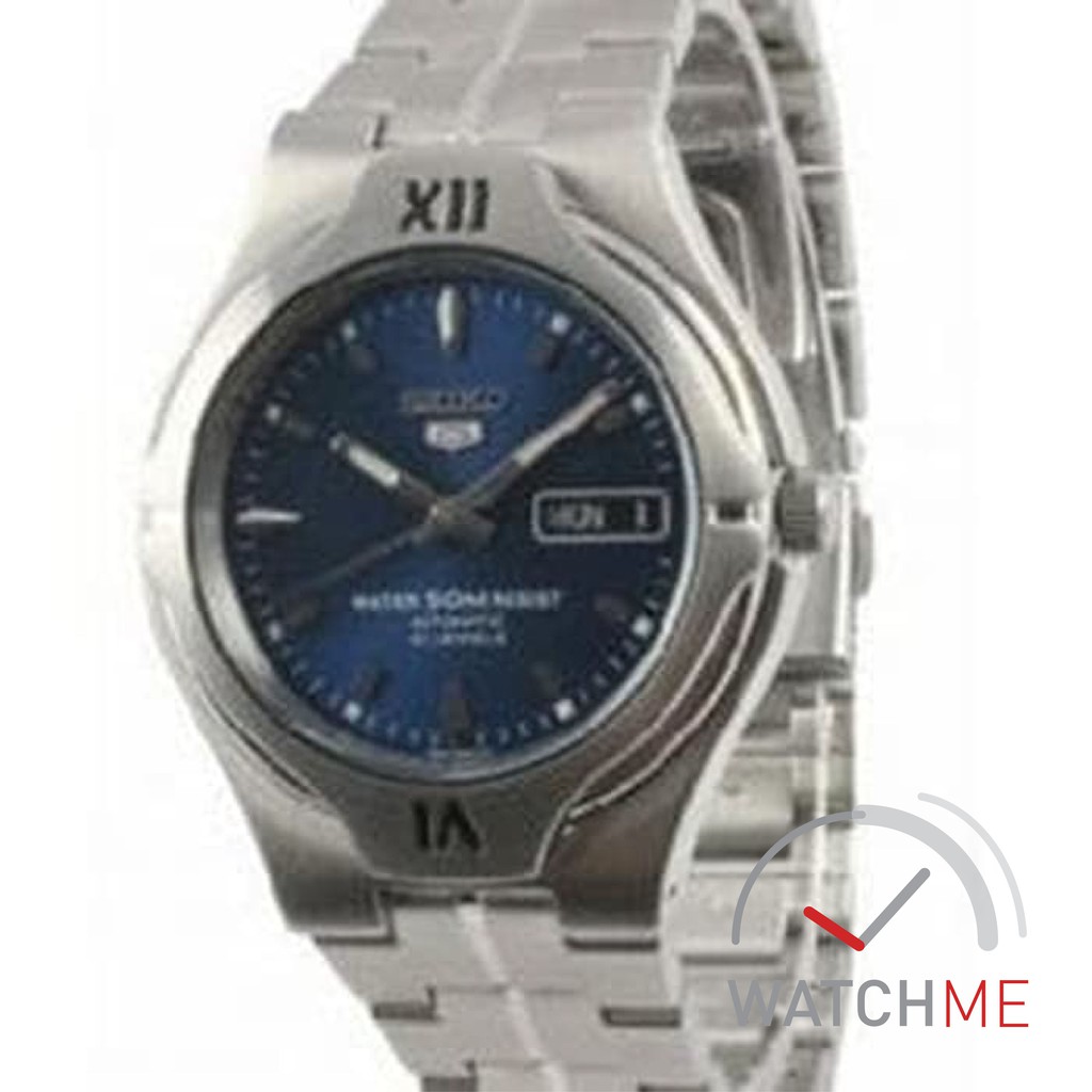Jam Tangan Seiko 5 SNK347 Automatic Blue DIal 50m Stainless Steel Original Bergaransi