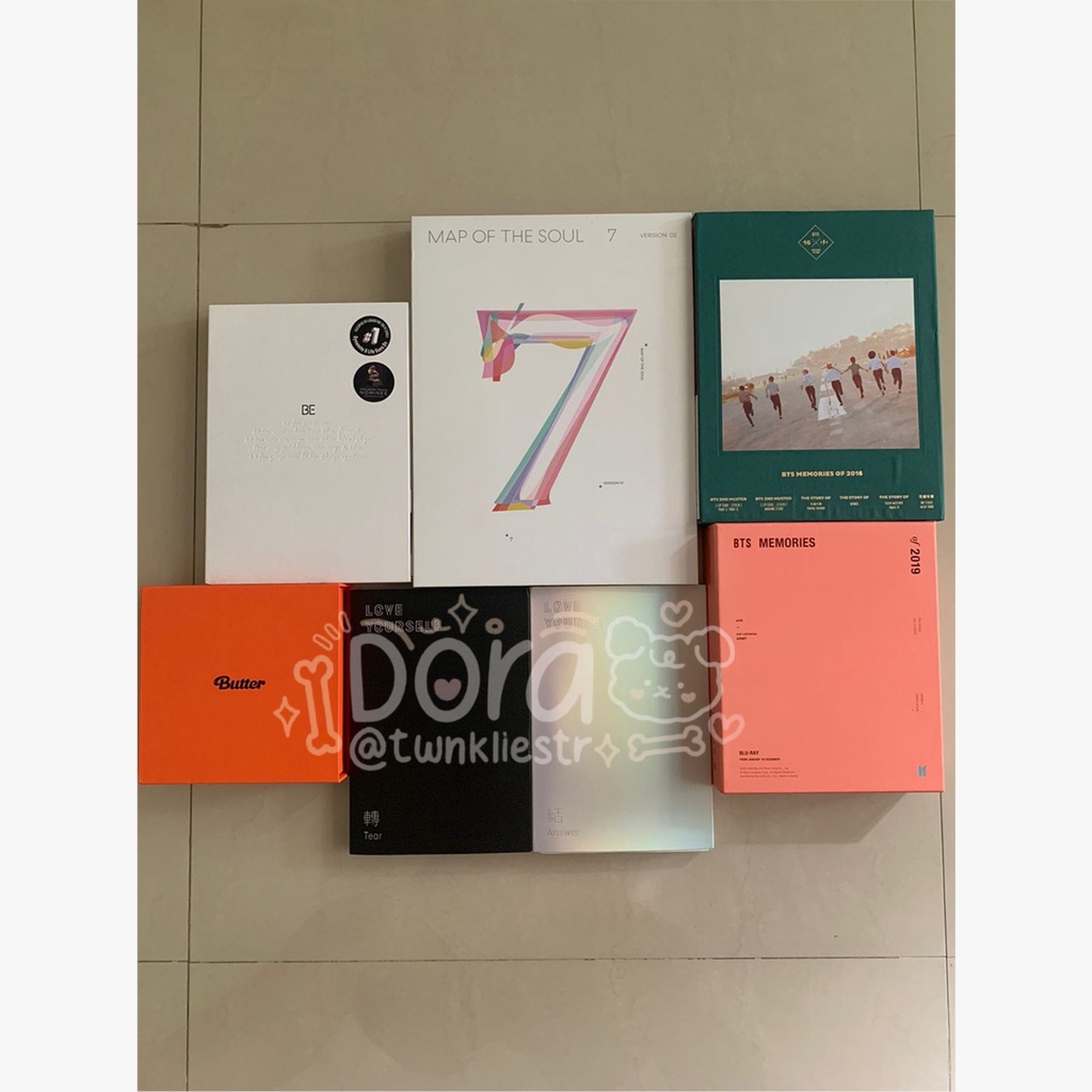 BTS DVD Only Memories 2016 Bluray Memories 2019