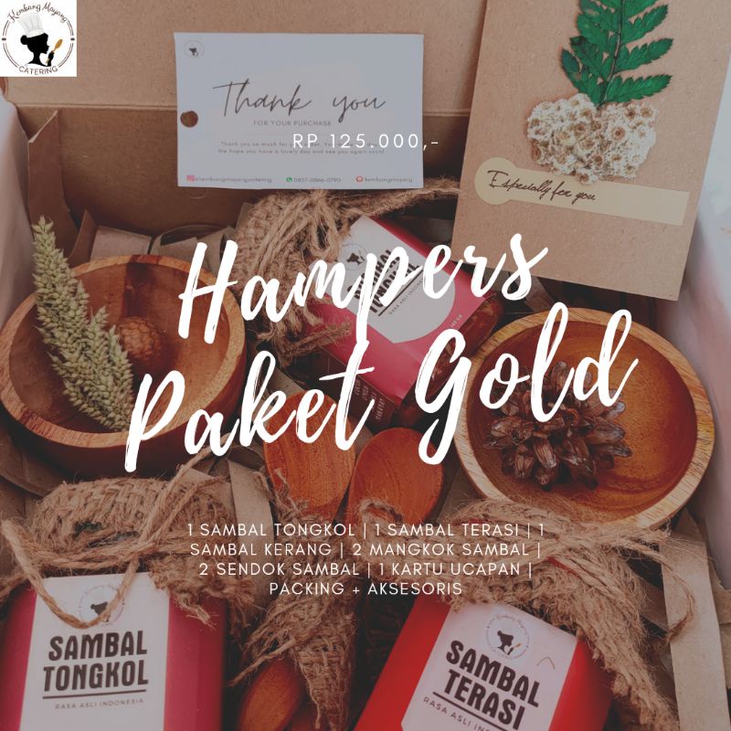 

HAMPERS PAKET GOLD | HAMPERS SAMBAL MURAH | HAMPERS MAKANAN