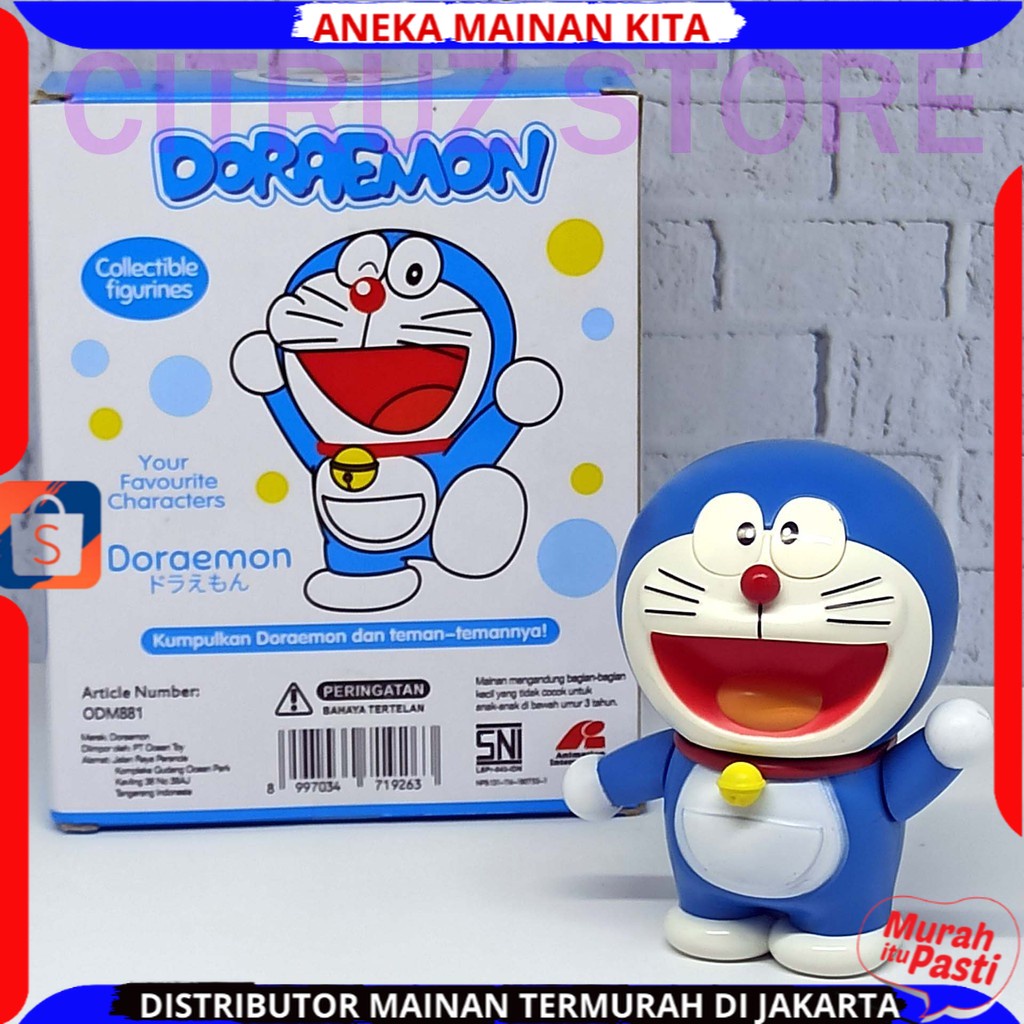 (BISA COD) PROMO Set Action Figure Doraemon - Action Figure Tokoh Doraemon - Set Figure anak