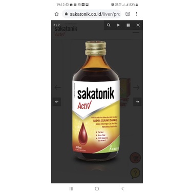 Sakatonik Liver Sirup 100ml atau 310ml - Sakatonik Activ Sirup