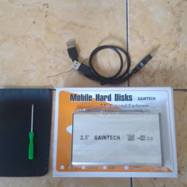 Casing hardisk 2.5&quot; sata external case merk gaintech berkualitas