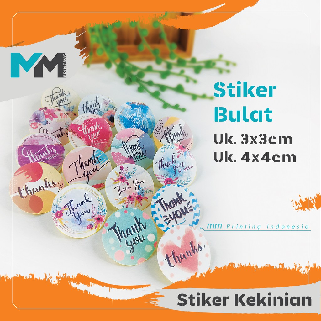 

[20pcs]Stiker Thank You Kekinian/Stiker Terima Kasih Unik/Stiker segel