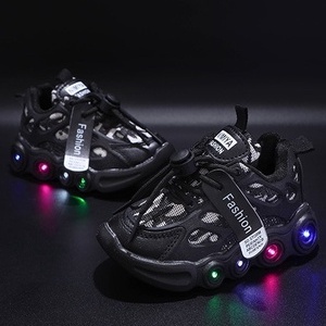 Sepatu Anak Sport Kasual Laki-Laki Bayi perempuan Lampu LED G-58 Running Shoes