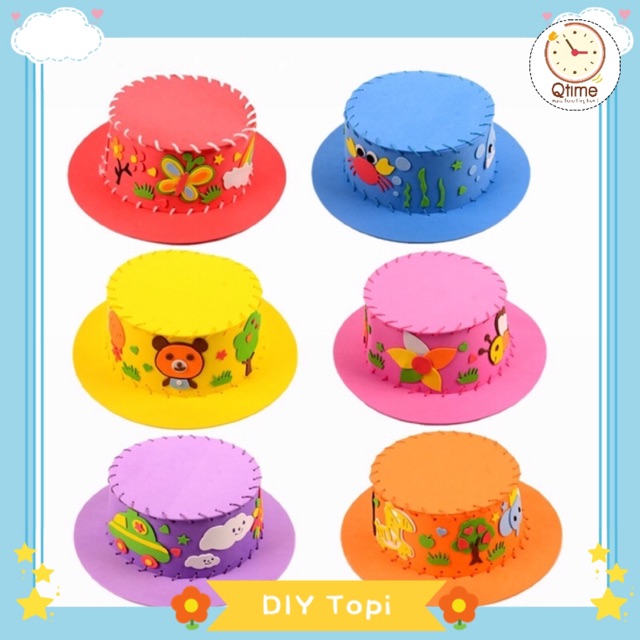 Diy topi. Diy anak. Kerajinan anak. Mainan edukasi. Mentosori anak. Kids activities. Diy kids. Diy