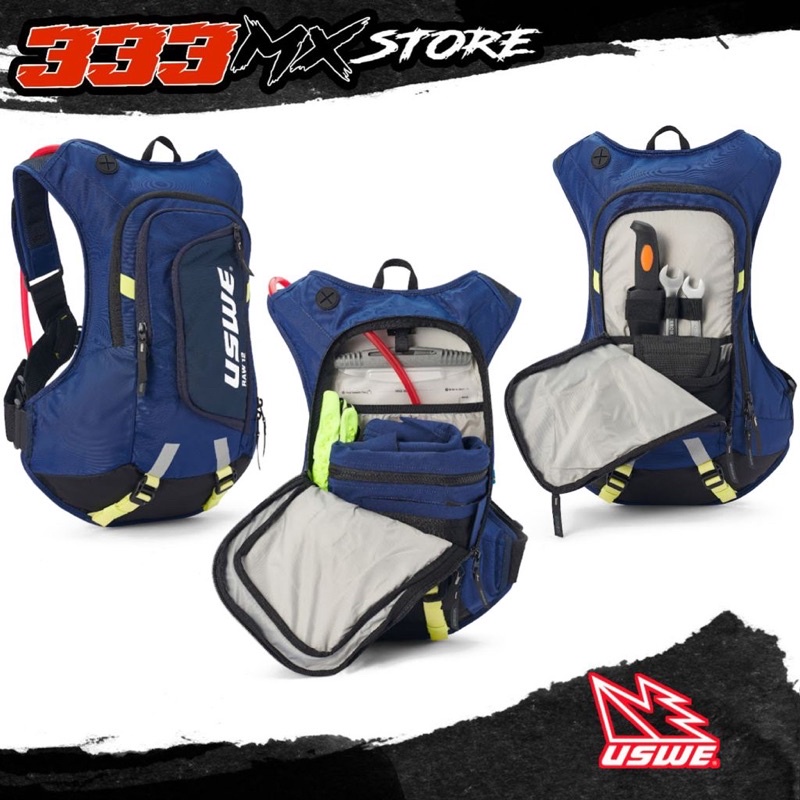 TAS USWE RAW 12 HYDRATION USWE RAW 12 HYDRO BAG USWE RAW 12 BLUE ORI