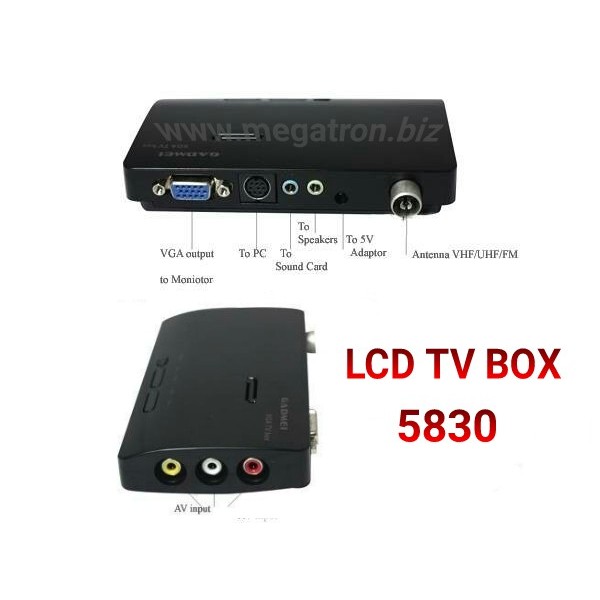 TV Tuner GADMEI 5821 - Nonton TV di monitor CRT/LCD/LED tanpa CPU