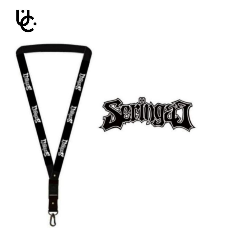 

lanyard SERINGAI gantungan kunci band musik metal rock / tali lanyard gantungan leher id card name tag kartu nama