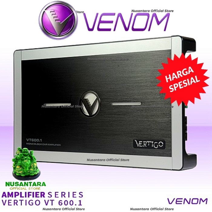 VENOM MONOBLOK VT 600.1 MONOBLOCK VERTIGO SERIES MONO BLOK VT600.1