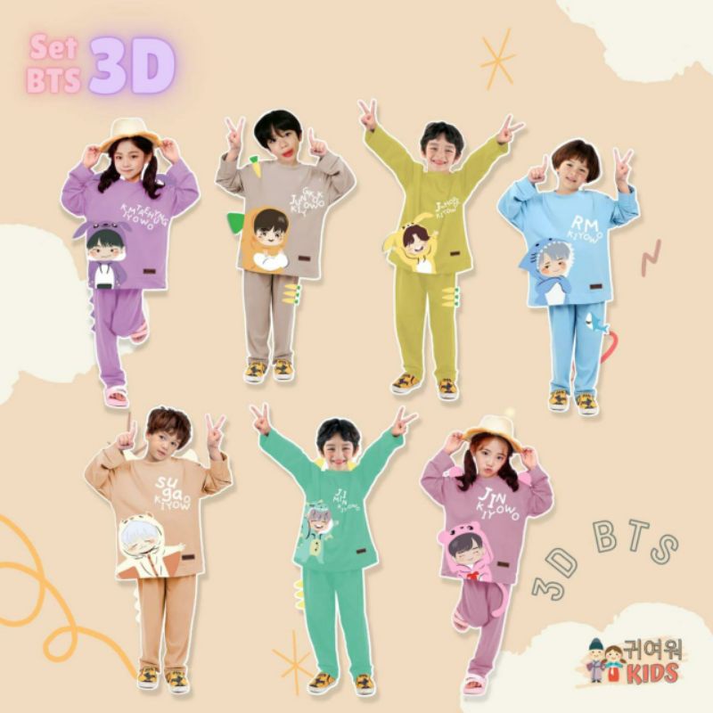 Setelan BTS 3D - KIYOWO SET