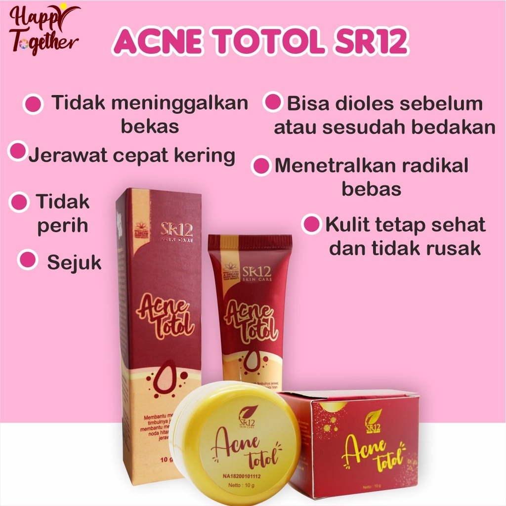 AMPUH !!! Mengobati &amp; Mengempeskan Jerawat Acne Totol SR12