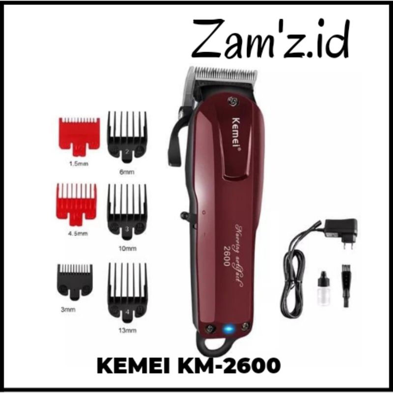 Alat Cukur Kemei 2600 Hair Clipper Kemei // KEMEI KM-2600 PROFESIONAL // Kemei km 2600