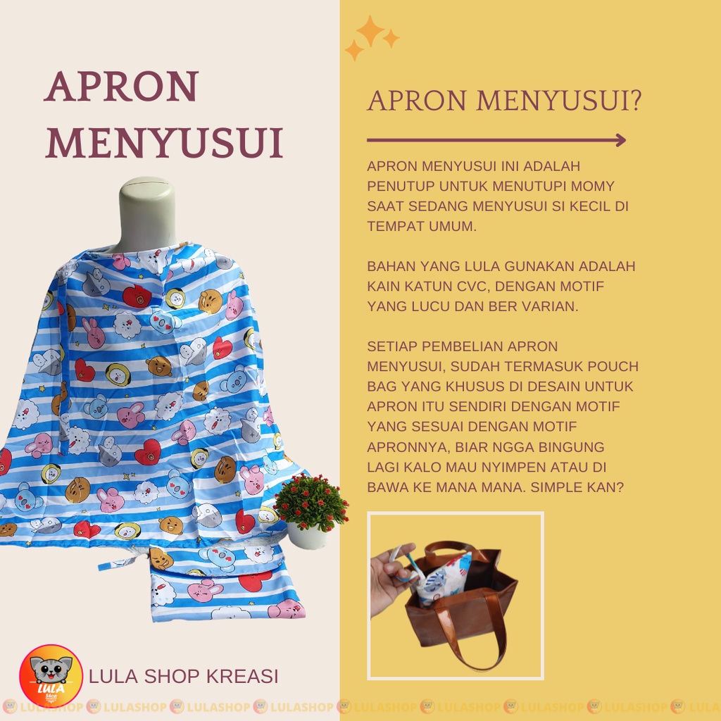 Apron Menyusui / KainPenutup Menyusui