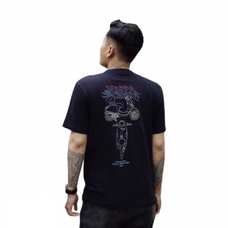 Gift box cowok cewek kaos vespa&cerita/kaos oversize/kado cowok/ kado ulangtahun wisuda/kaos vespa