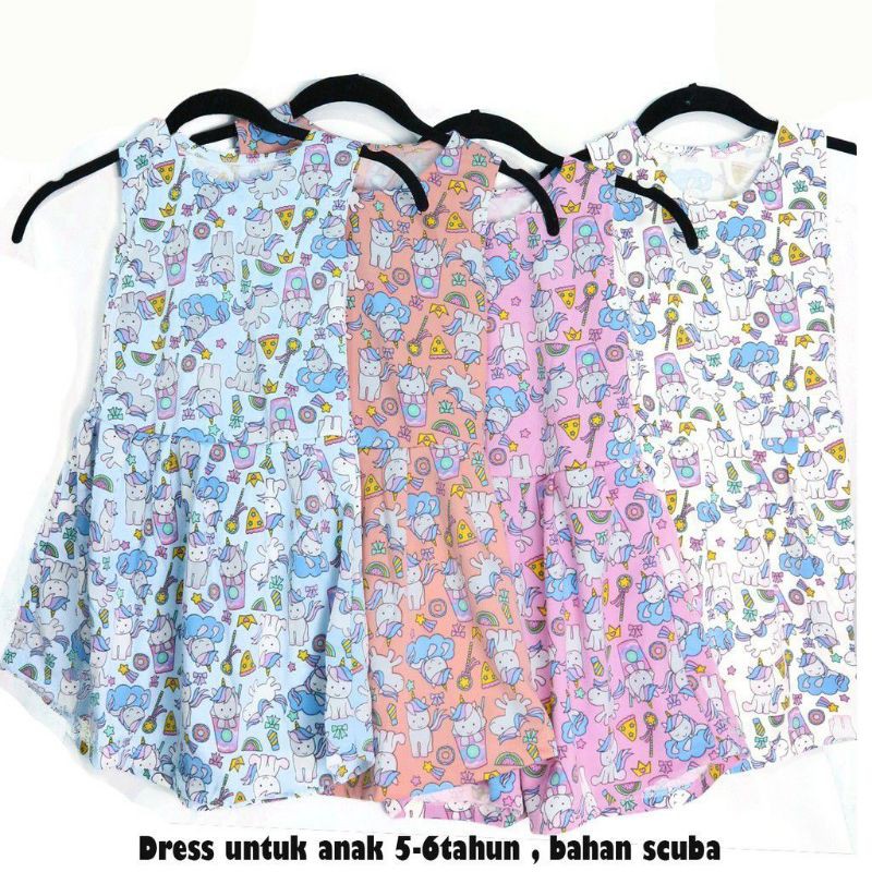 dress anak scuba