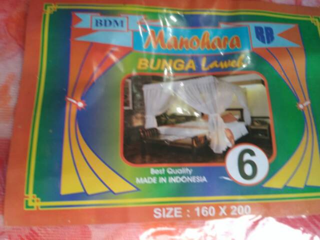 Kelambu manohara kembang ukuran 160×200