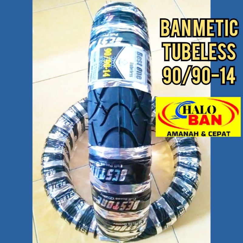 ban montor metic tubeless 90/90-14 ban metic ban honda beat vario mio xeon fino spacy spun ban ring 