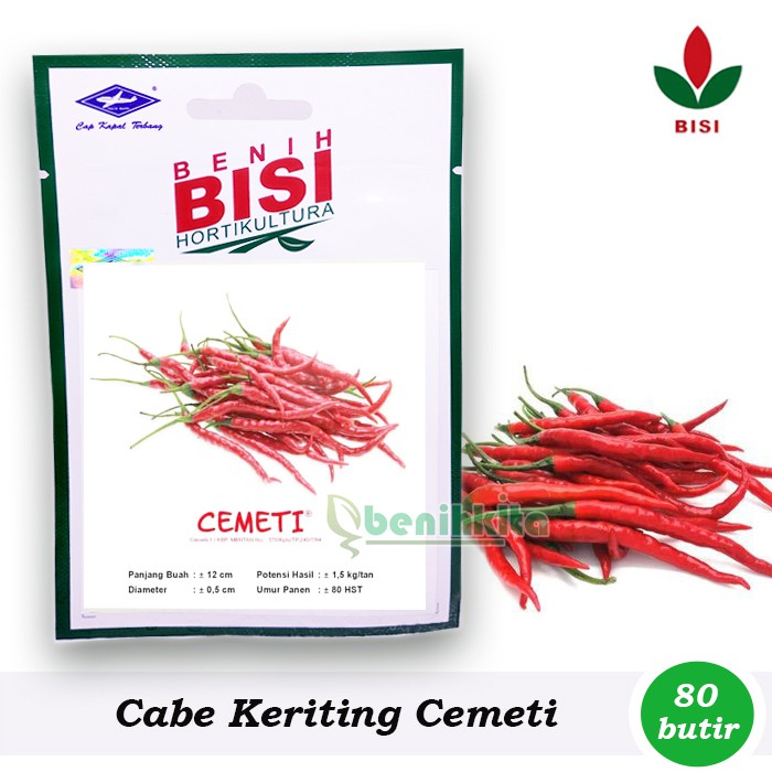 Benih-Bibit Cabe Keriting Merah Cemeti (BISI)
