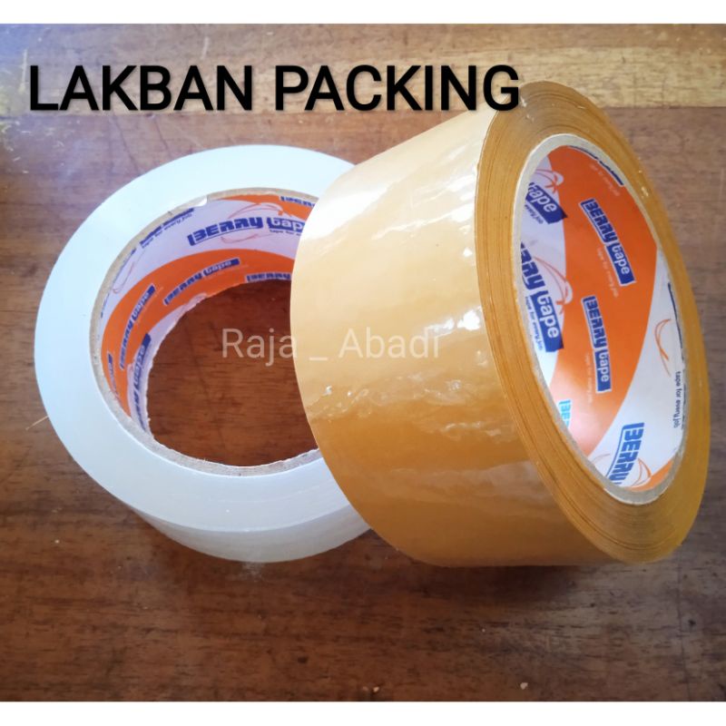 LAKBAN - isolasi - packing - kuat rekat - tape