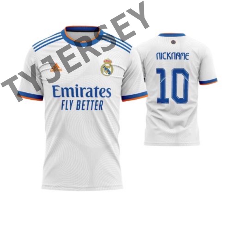JERSEY REAL MADRID 2021/2022 FULL PRINTING