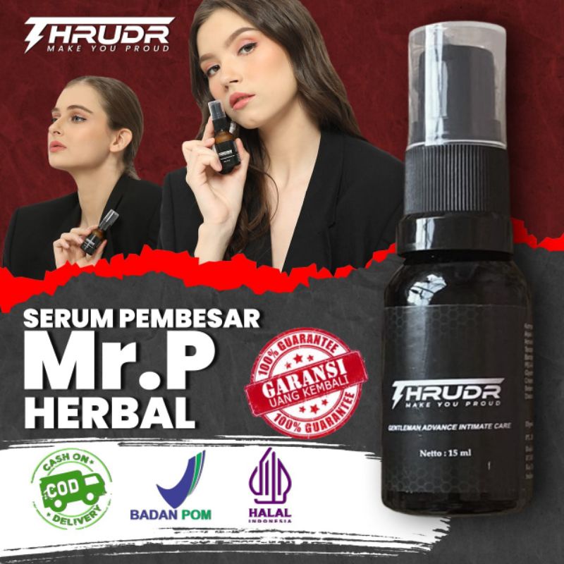 Agen Resmi Thrudr Obat Kuat Oles Semprot Besar Panjang Tahan Lama Herbal Asli Original BPOM Depkes B
