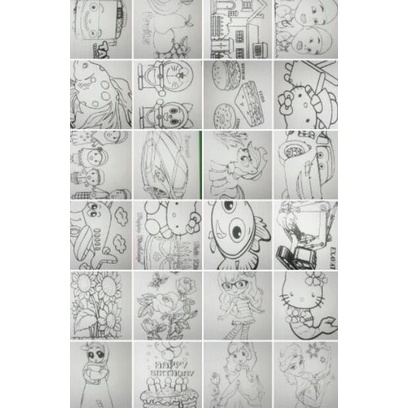 

(TERBARU) paket 10 styrofom lukis list lakban !!