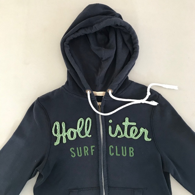 navy hollister hoodie