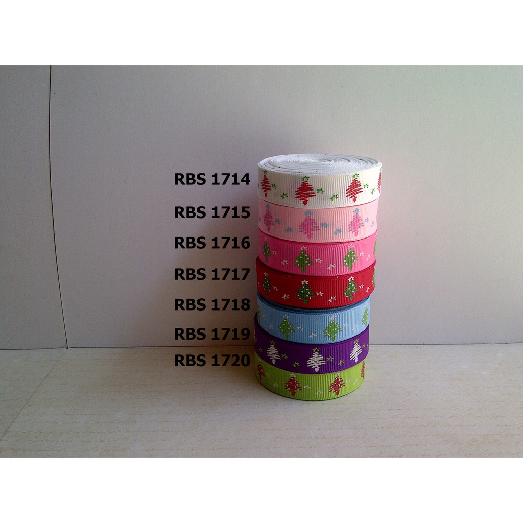 

[10 YARD] PITA GROSGRAIN MOTIF NATAL SALE RBS 1714,1715,1716,1717,1718,1719,1720
